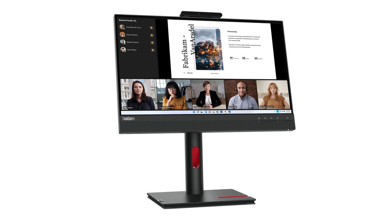 EAN 196804375977 - Lenovo ThinkCentre TIO-22 Gen5 pantalla para PC 54,6 cm (21.5") 1920 x 1080 Pixeles Full HD LED Pantalla t imagen 4