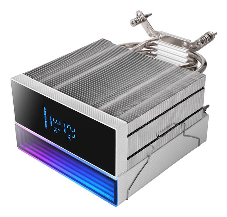 EAN 8435693112921 - Mars Gaming MCPU-LCDW Procesador Refrigerador de aire 12 cm Blanco 1 pieza(s) imagen 3