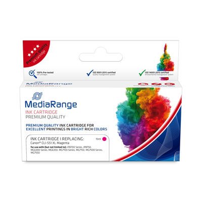 EAN 4260459616481 - MediaRange MRCC551MXL cartucho de tinta 1 pieza(s) Compatible Magenta imagen 1