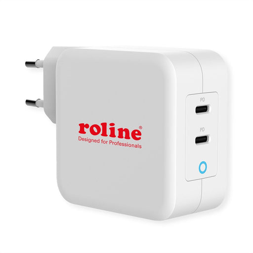 EAN 7630049621275 - ROLINE 19.11.1053 cargador de dispositivo móvil Universal Blanco Corriente alterna Carga rápida Interior imagen 1
