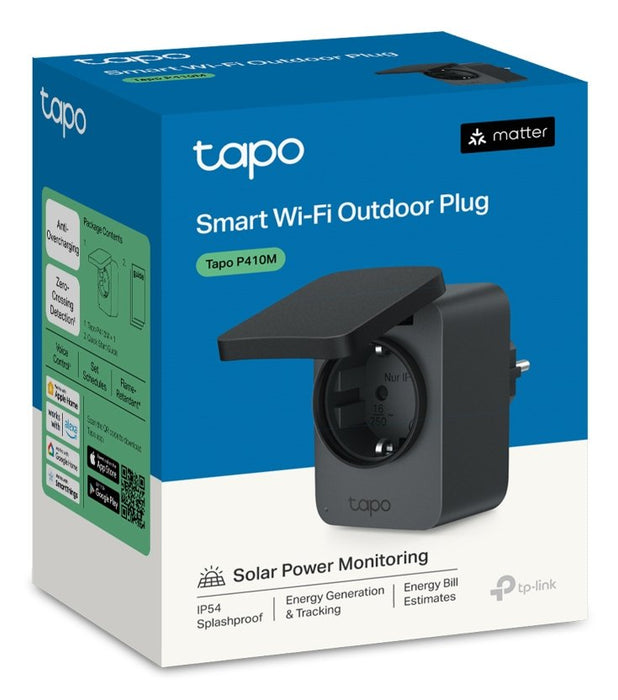 EAN 8885021370934 - TP-Link Tapo P410M enchufe inteligente 3680 W Hogar Negro imagen 4