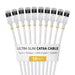 EAN 65030935975 - StarTech.com 6ASTP34WHS15CM10PK cable de red Blanco 0,15 m Cat6a U/FTP (STP) Alrededor imagen 1