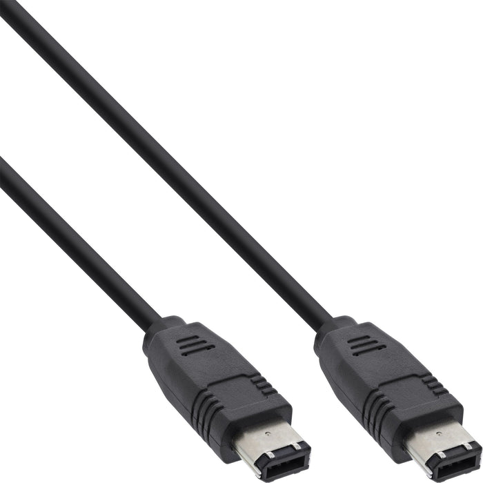 EAN 4043718076451 - InLine FireWire M-M 1m cable de serie Negro 6-p imagen 1