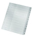 EAN 4002432301850 - Leitz 12820000 lengüeta de índice Separador numérico con pestaña Cartón Gris imagen 1