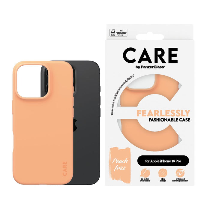 EAN 5715685004728 - PanzerGlass CARE™ by ® Case Peachy iPhone 16 Pro funda para teléfono móvil Rosa imagen 2