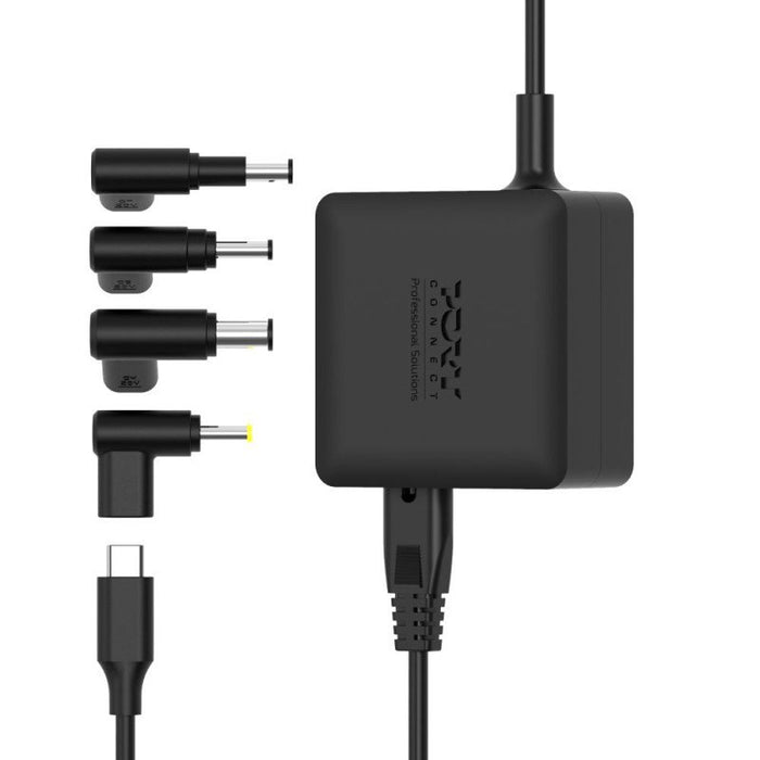EAN 3567042032019 - Port Designs 904065HPEU adaptador e inversor de corriente Interior 65 W Negro imagen 1