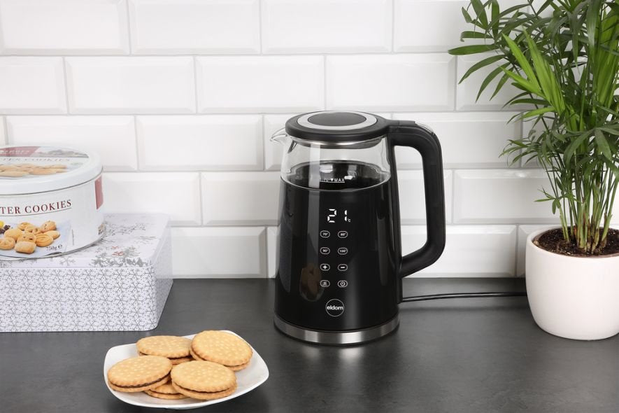 EAN 5908277388003 - ELDOM C530 NEVO tetera eléctrica 1,7 L 2200 W Negro, Transparente imagen 5
