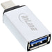 EAN 4043718258765 - InLine 35801 cambiador de género para cable USB type C male USB-A Plata imagen 2