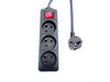 EAN 5715063551196 - Microconnect MC-PSOO030150FRB base múltiple 1,5 m 3 salidas AC Interior Negro imagen 1