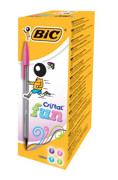 EAN 3086123395817 - BIC Cristal Fun Violeta Bolígrafo 20 pieza(s) imagen 1