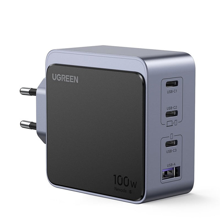 EAN 6941876230433 - Ugreen Nexode S 100W 4-Port GaN Fast Charger EU gray Ordenador portátil, Teléfono móvil, Portátil, Baterí imagen 1