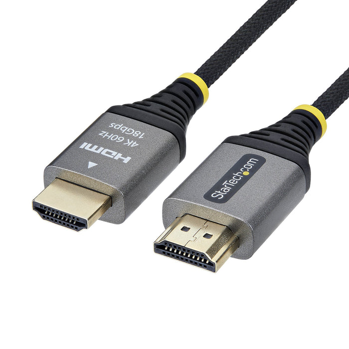 EAN 65030929264 - StarTech.com HDMI2-FLEX-4K60-3M cable HDMI HDMI tipo A (Estándar) Negro, Plata imagen 1