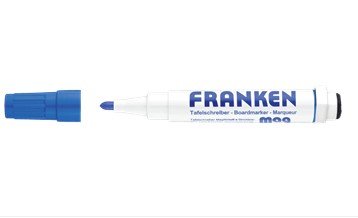 EAN 4016946189811 - Franken MagWrite marcador 1 pieza(s) Punta redonda Azul imagen 2