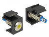 EAN 4043619864621 - DeLOCK 86462 conector Keystone LED Negro, Azul, Acero inoxidable, Amarillo imagen 1