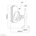 EAN 8717371445034 - Neomounts NM-WS130BLACK soporte de altavoz Techo, Pared Plástico Negro imagen 3