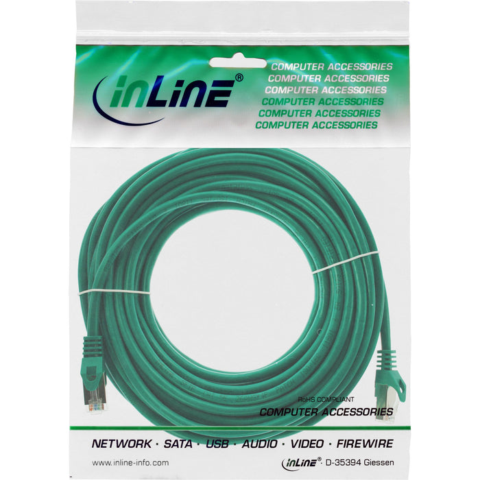 EAN 4043718071074 - InLine 71507G cable de red Verde 7 m Cat5e F/UTP (FTP) imagen 3