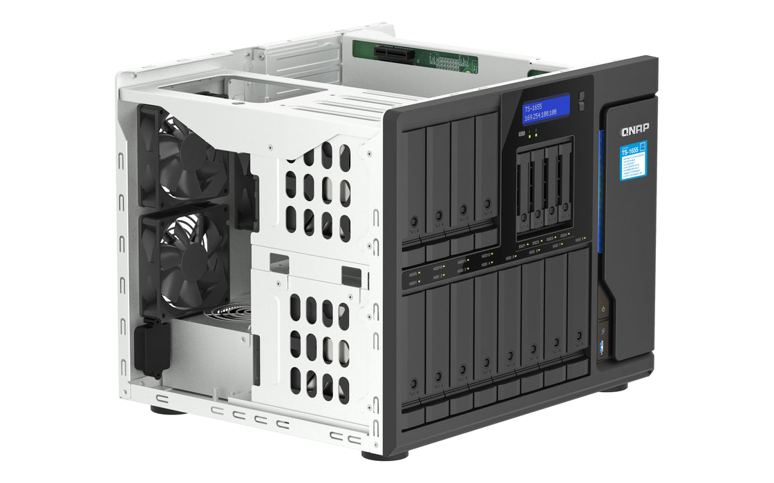 EAN 4711103083178 - QNAP TS-1655 NAS Torre Intel Atom® C5125 8 GB DDR4 0 TB QNAP Turbo System Negro imagen 3