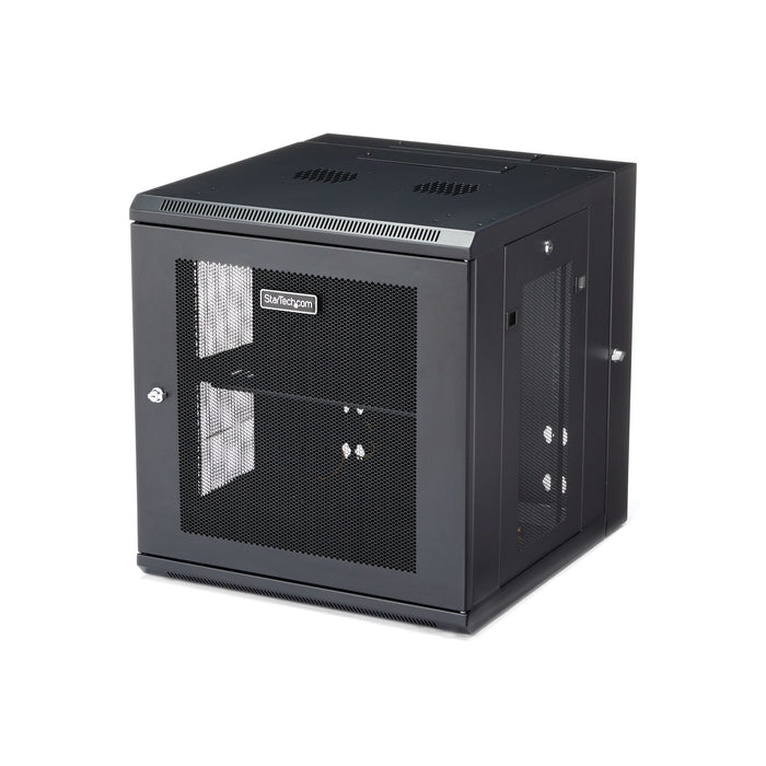 EAN 65030870429 - StarTech.com RK1224WALHM armario rack Bastidor de pared Negro imagen 1