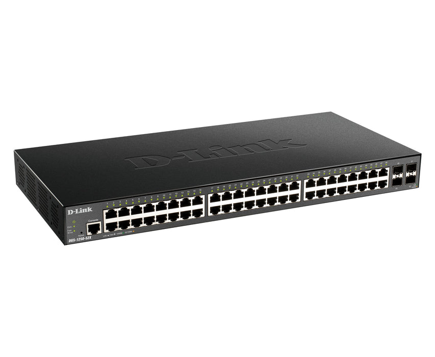 EAN 0790069443015 - D-Link DGS-1250-52X switch Gestionado L3 Gigabit Ethernet (10/100/1000) Negro imagen 2