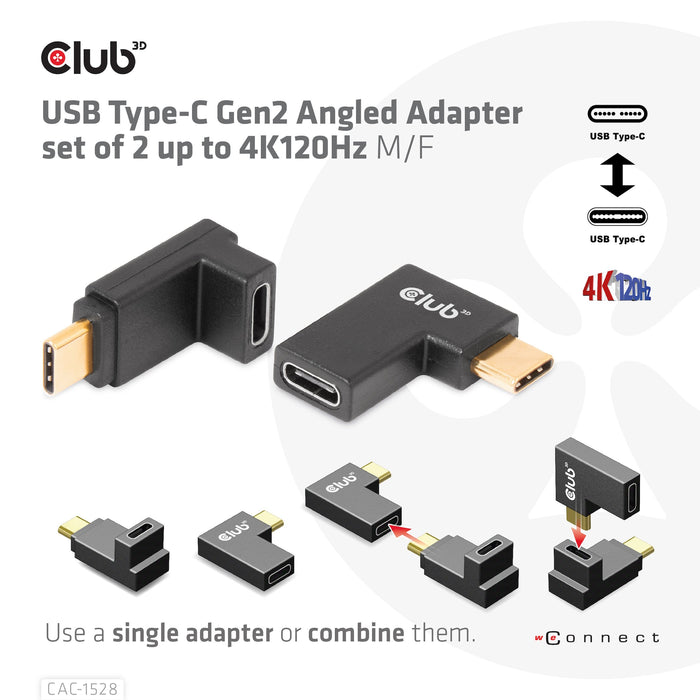 EAN 8719214472146 - CLUB3D CAC-1528 cambiador de género para cable USB C Negro imagen 3