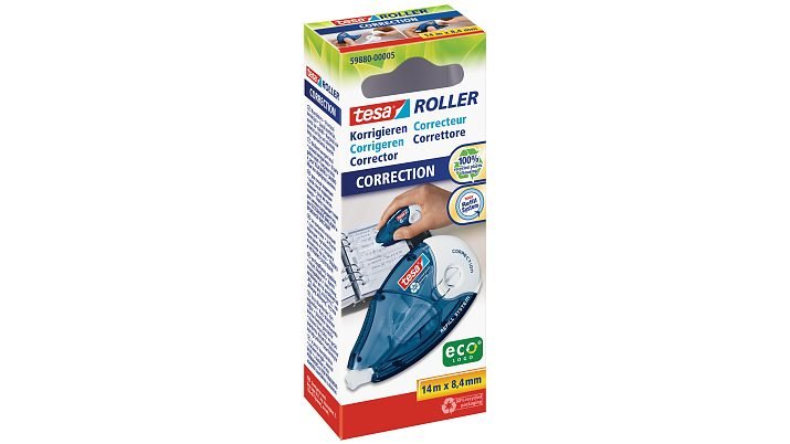EAN 4042448110329 - TESA 59880 corrección de películo/cinta 14 m Azul, Blanco 1 pieza(s) imagen 1