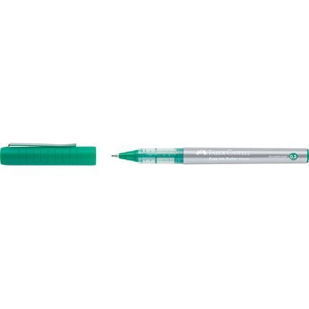 EAN 4005403485047 - Faber-Castell 348504 bolígrafo de punta redonda Bolígrafo retráctil con clip Verde 1 pieza(s) imagen 2