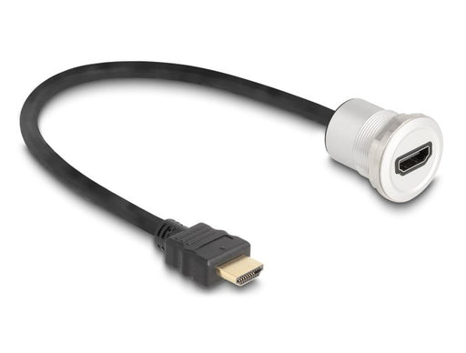 EAN 4043619881802 - DeLOCK 88180 cable HDMI 0,3 m HDMI tipo A (Estándar) Negro, Plata imagen 1