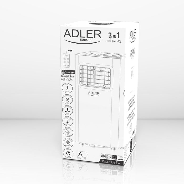 EAN 5902934839389 - Adler AD 7924 aire acondicionado portátil 63 dB Blanco imagen 13