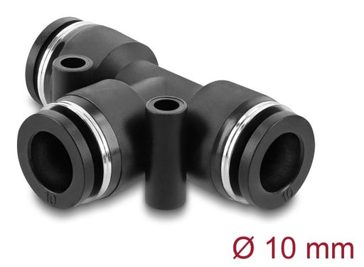 EAN 4043619607501 - DeLOCK 60750 acoplamiento y conector para máquina neumática Negro Metal, Plástico Rosca interior (hembra) imagen 1