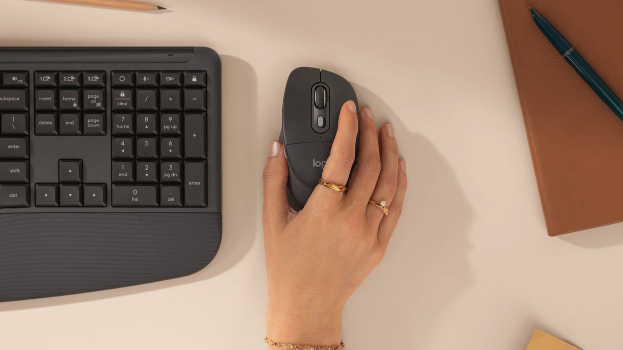 EAN 5099206134096 - Logitech Signature Comfort Plus Combo MK880 teclado Ratón incluido Universal RF Wireless + Bluetooth QWER imagen 8