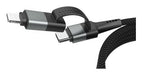 EAN 4013674213627 - Ansmann 1700-0188 cable USB 1,2 m USB A/USB C USB C/Lightning Negro, Plata imagen 11