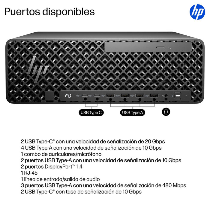 EAN 0199251658259 - HP Z2 SFF G1i Wolf Pro Security Edition Intel Core Ultra 7 265 32 GB DDR5-SDRAM 1 TB SSD NVIDIA RTX A400  imagen 4