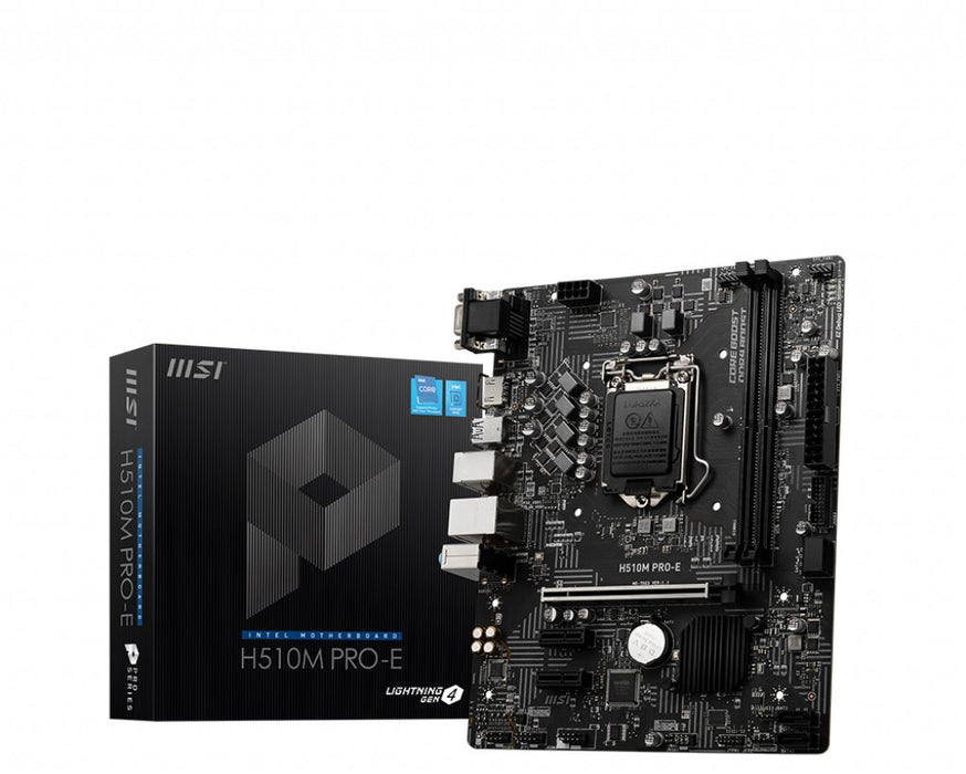 EAN 4719072883447 - MSI H510M PRO-E placa base Intel H510 LGA 1200 (Socket H5) micro ATX imagen 1