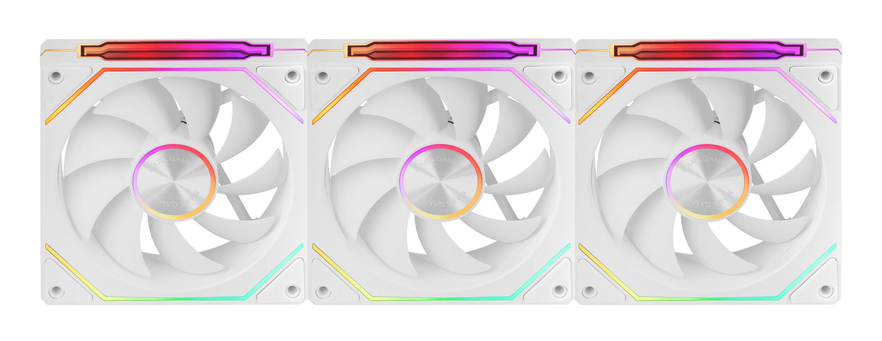 EAN 8435693111337 - Mars Gaming MF-LINKFINITYKIT2W Carcasa del ordenador Ventilador 12 cm Blanco 3 pieza(s) imagen 1