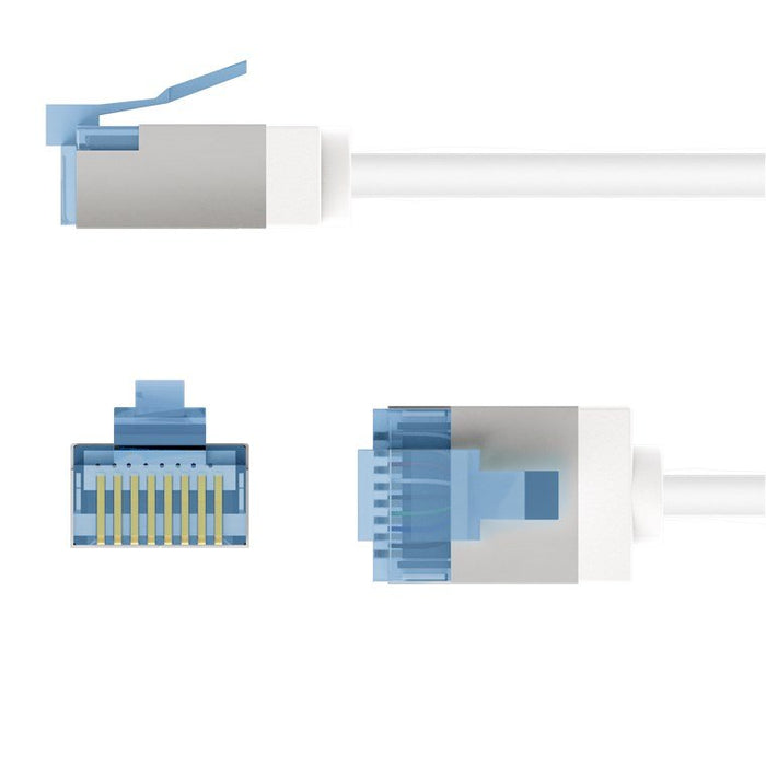 EAN 4040849743375 - Goobay 74337 cable de red Blanco 3 m Cat6a U/FTP (STP) Alrededor imagen 3