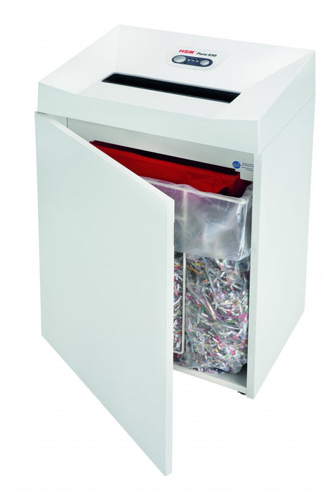 EAN 4026631054300 - HSM Pure 530 triturador de papel Corte en partículas 55 dB 30 cm Blanco imagen 5