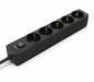 EAN 8681949014185 - Inca IPW-44SY limitador de tensión Negro 5 salidas AC 230 V 1,5 m imagen 7