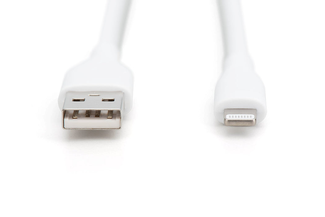 EAN 4016032495895 - Digitus AK-600108-010-W cable de conector Lightning imagen 2