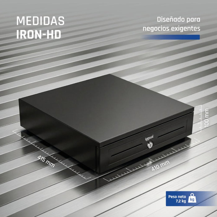 EAN 8435364318942 - iggual IRON-HD Cajón de efectivo automático y manual imagen 13