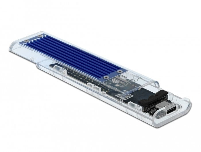 EAN 4043619426201 - DeLOCK 42620 caja para disco duro externo Caja externa para unidad de estado sólido (SSD) Azul imagen 1