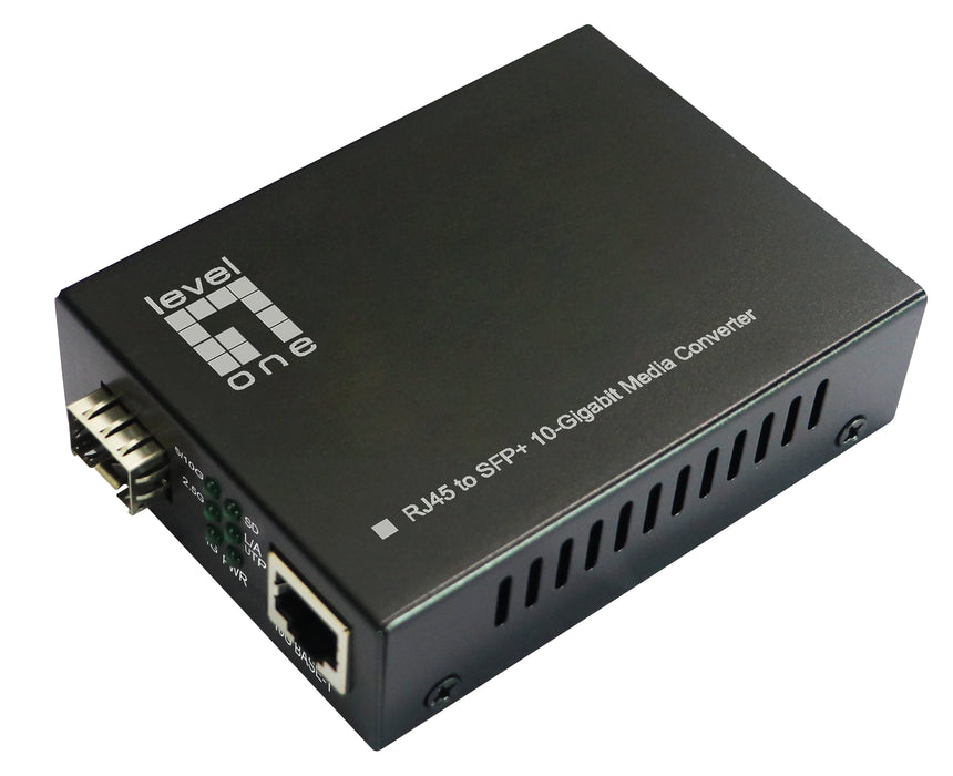 EAN 4015867236758 - LevelOne GVT-2051 convertidor de medio 10000 Mbit/s Negro imagen 2