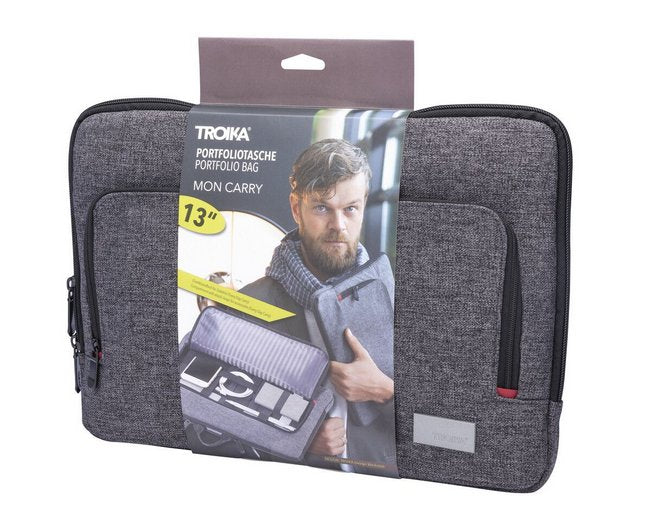 EAN 4024023201998 - TROIKA IPC70/GY maletines para portátil 33 cm (13") Maletín con ruedas Gris imagen 4