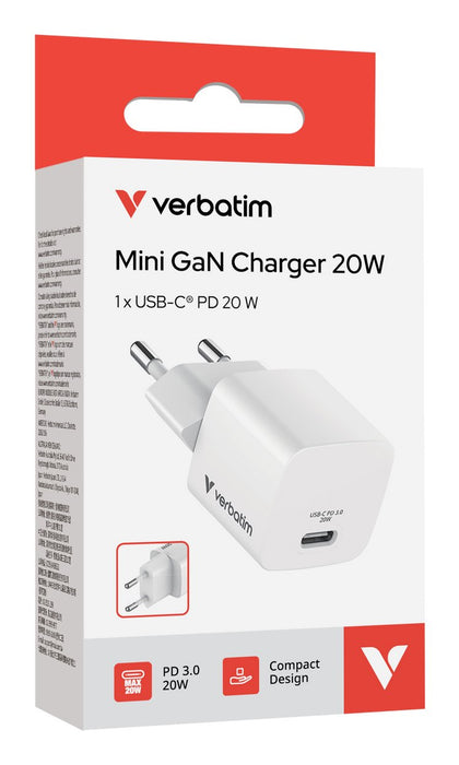 EAN 23942323952 - Verbatim 32395 cargador de dispositivo móvil Universal Blanco Corriente alterna Carga rápida Interior imagen 6