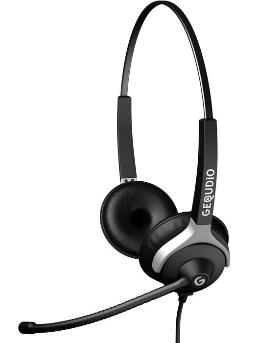 EAN 4058906126573 - GEQUDIO WA9021 auricular y casco Auriculares Alámbrico Diadema Oficina/Centro de llamadas Negro imagen 1