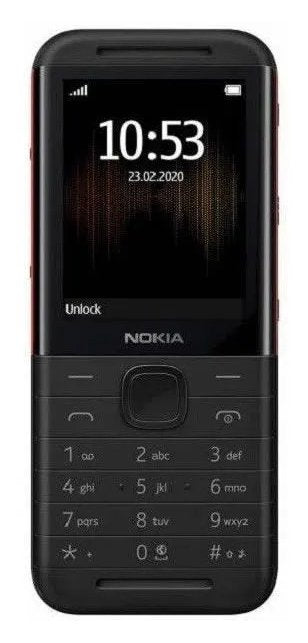 EAN 6438409095305 - Nokia 5310 6,1 cm (2.4") 88,2 g Negro, Rojo Teléfono básico imagen 1
