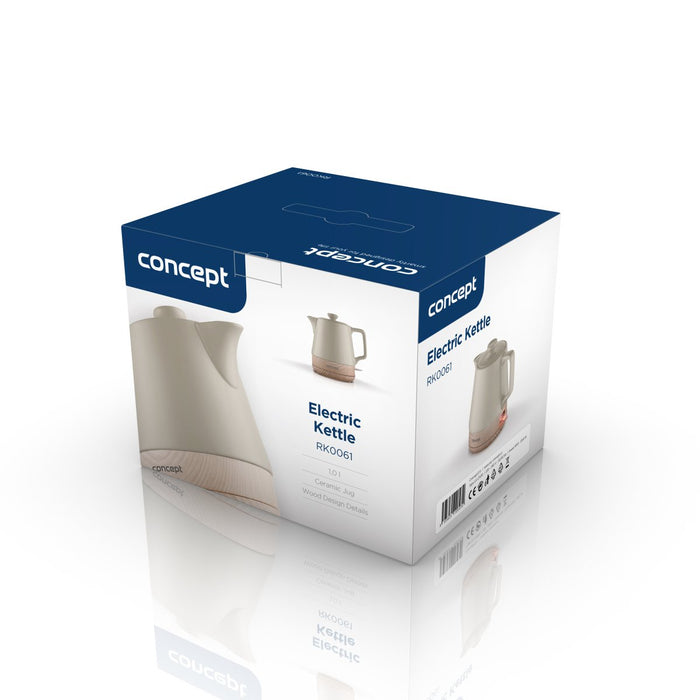 EAN 8595631006979 - Concept RK0061 tetera eléctrica 1 L 1200 W Marrón, Madera imagen 12