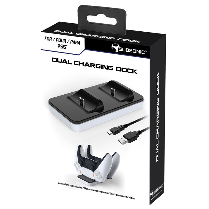 EAN 3701221701666 - Subsonic SA5608 cargador de dispositivo móvil Mando de videoconsola Blanco, Negro USB Carga rápida Interi imagen 4