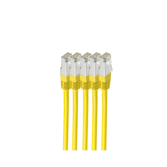 EAN 4017538081452 - shiverpeaks BS75711-H0.25Y-SET5 cable de red Amarillo 0,25 m Cat6 S/FTP (S-STP) Alrededor imagen 1