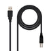 EAN 8433281004375 - Nanocable 10.01.0102-BK cable USB USB 2.0 1 m USB A USB B Negro imagen 1