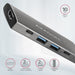 EAN 8595247905444 - Axagon HMC-5G2 base para portátil y replicador de puertos Alámbrico USB 3.2 Gen 2 (3.1 Gen 2) Type-C Gris imagen 4